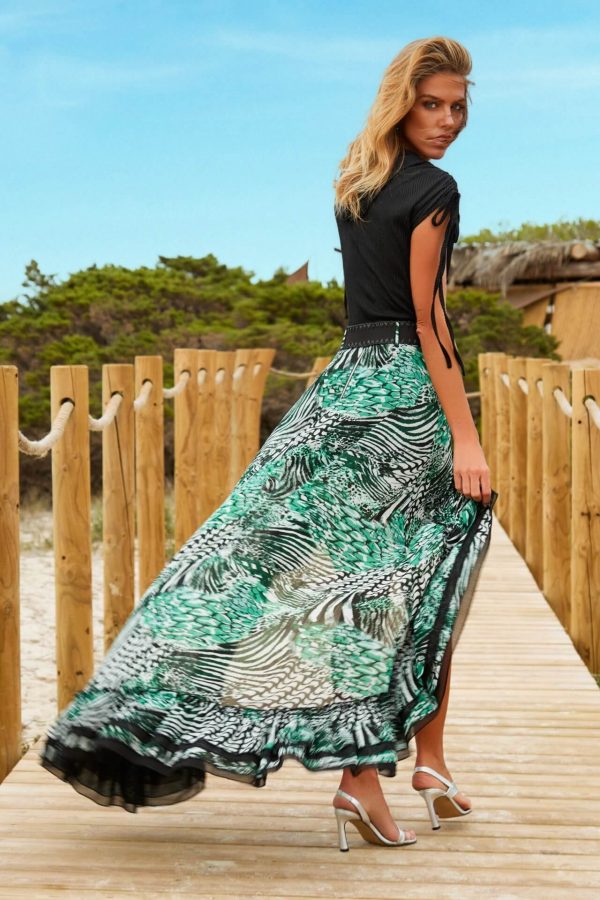 Falda Montseny Camaleónica By Capriche Madreselva Moda