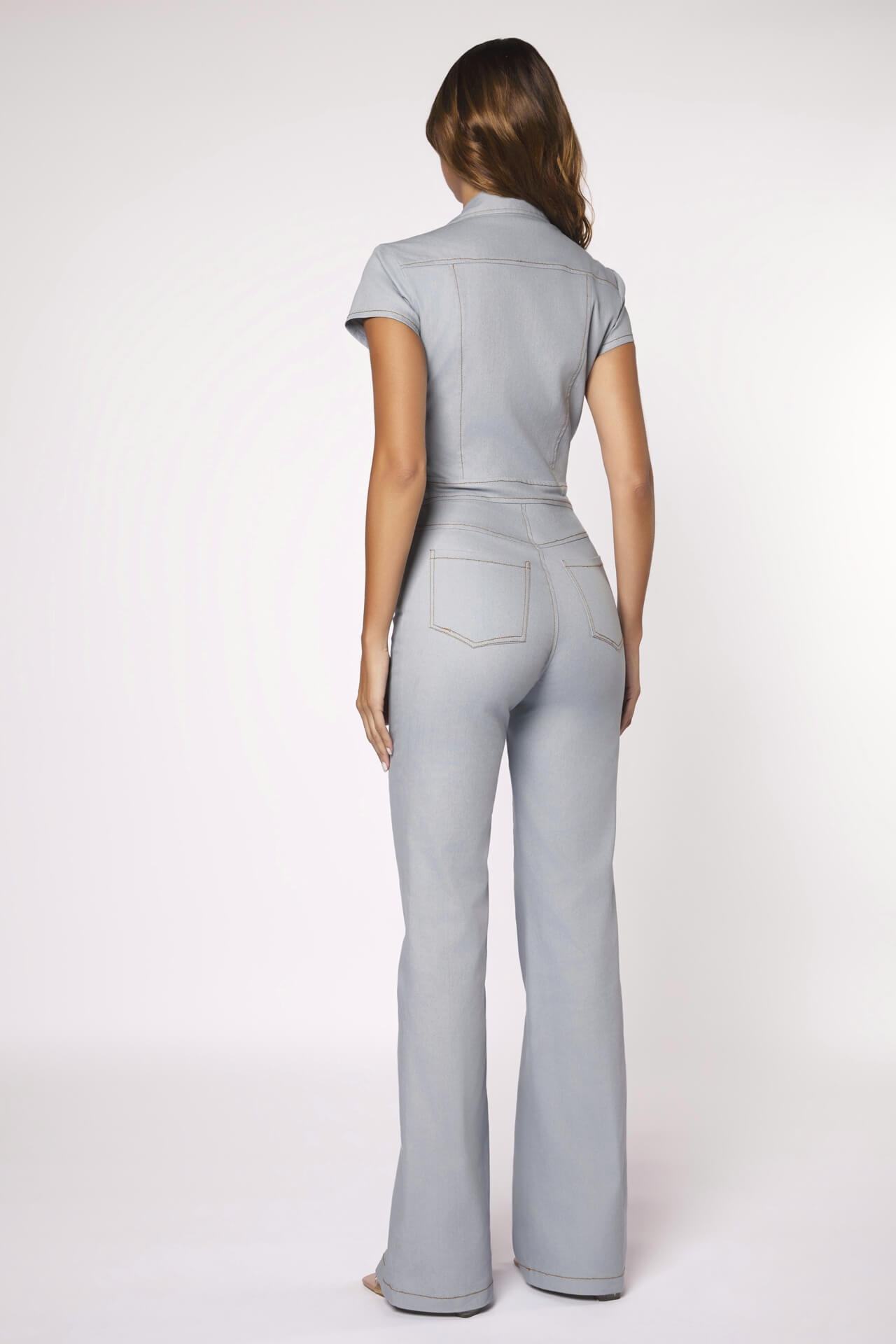 Mono Poly Denim Azul Carher Madreselva Moda