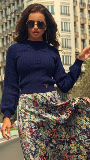 Jersey Bismuto Camaleónica By Capriche Madreselva Moda