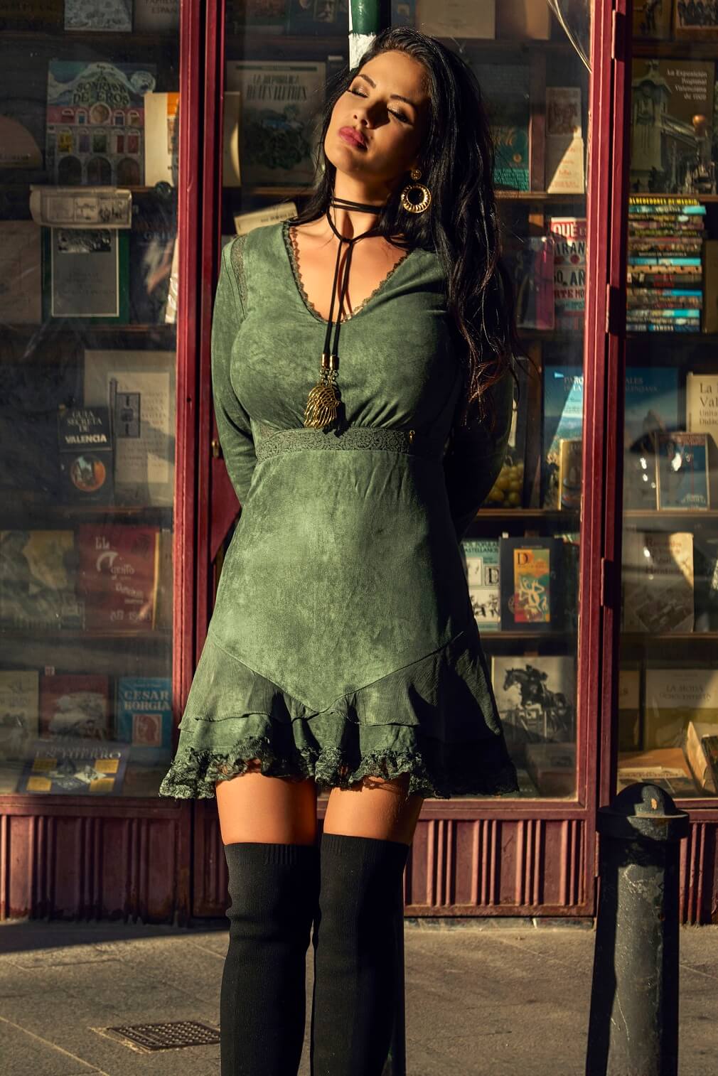 Vestido Anturio Camaleónica By Capriche Madreselva Moda