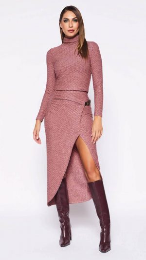 Falda Pamela Rosa Carher Madreselva Moda