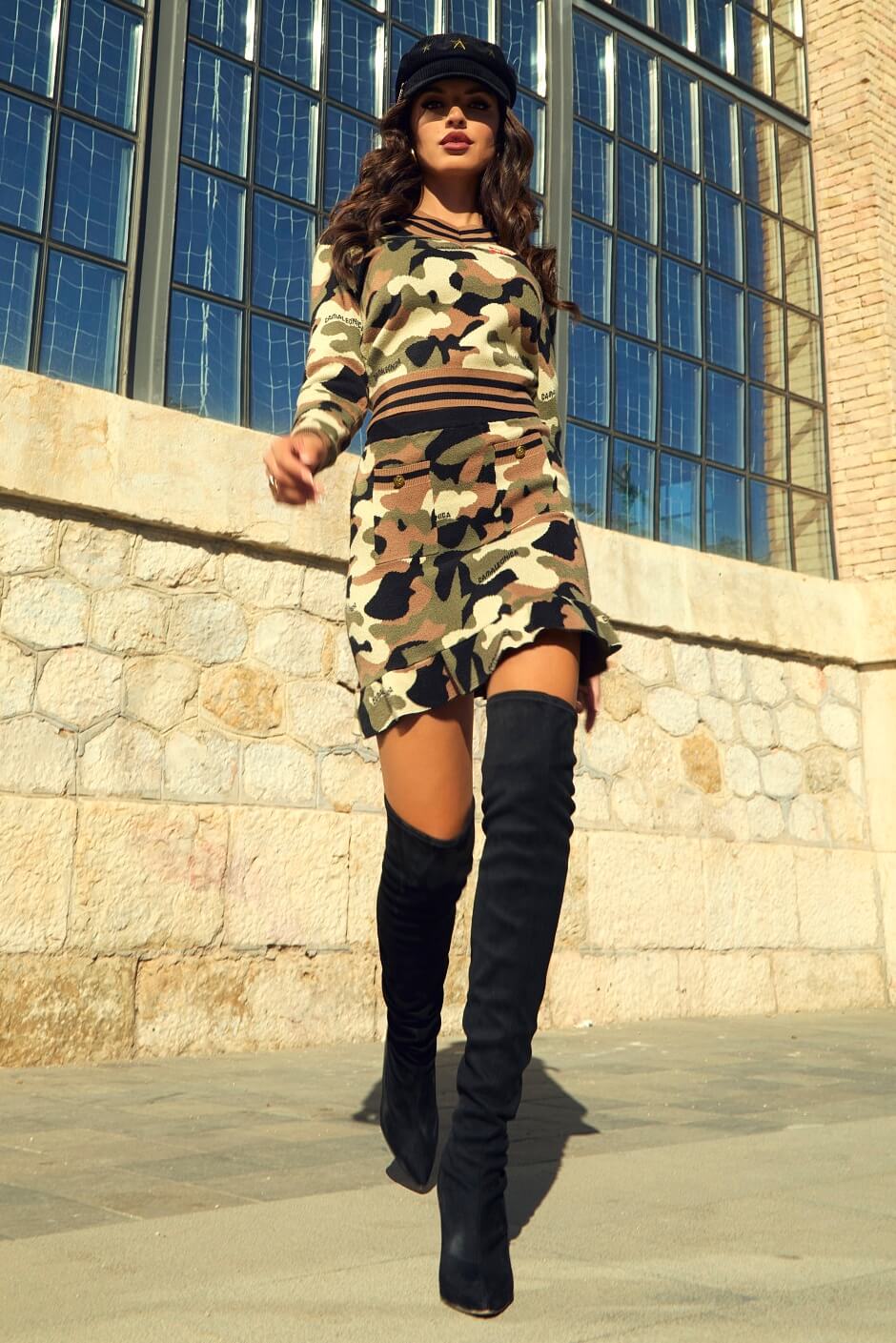 Falda Zircón Camaleónica By Capriche Madreselva Moda