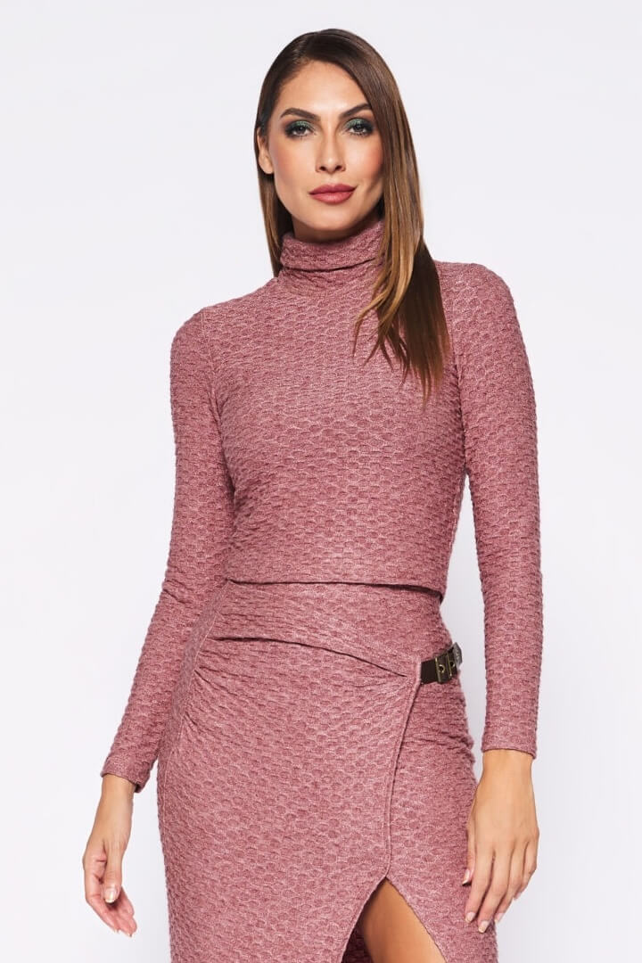 Jersey Lyra Rosa Carher Madreselva Madreselvamoda