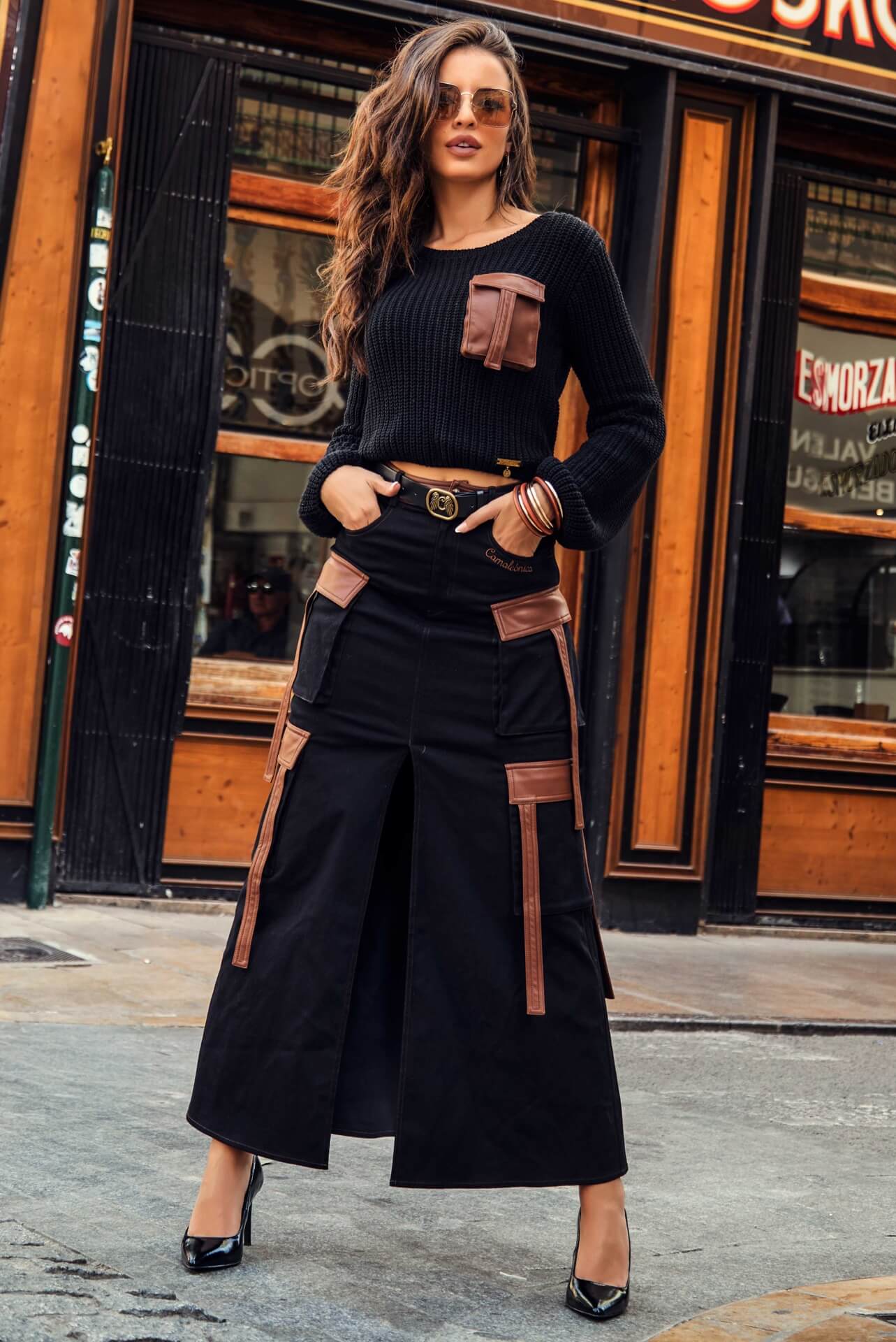 Falda Angélica Camaleónica By Capriche Madreselva Moda