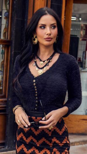 Jersey Azafrán Camaleónica By Capriche Madreselva Moda