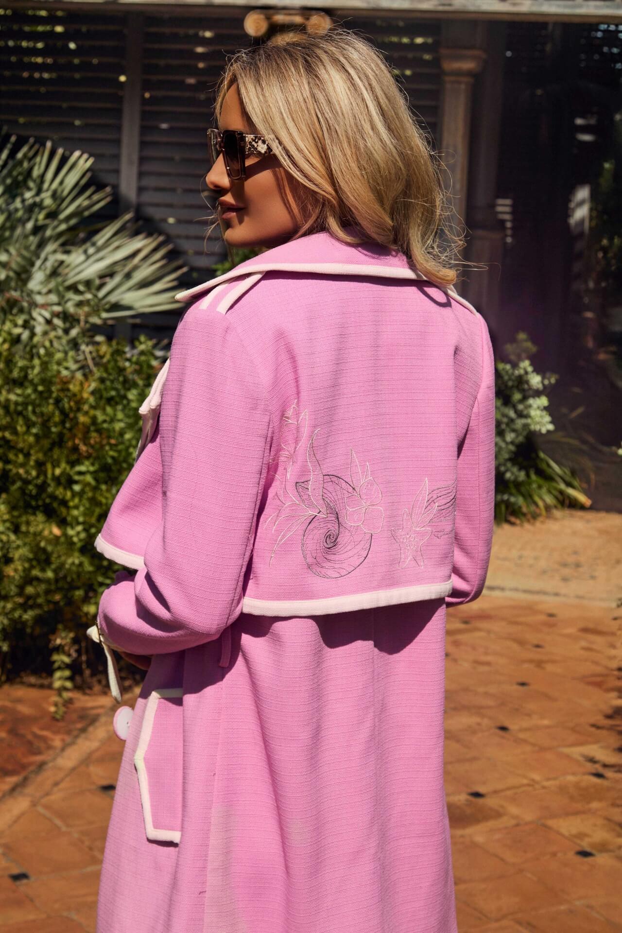 Abrigo Garza Camaleónica By Capriche Madreselva Moda