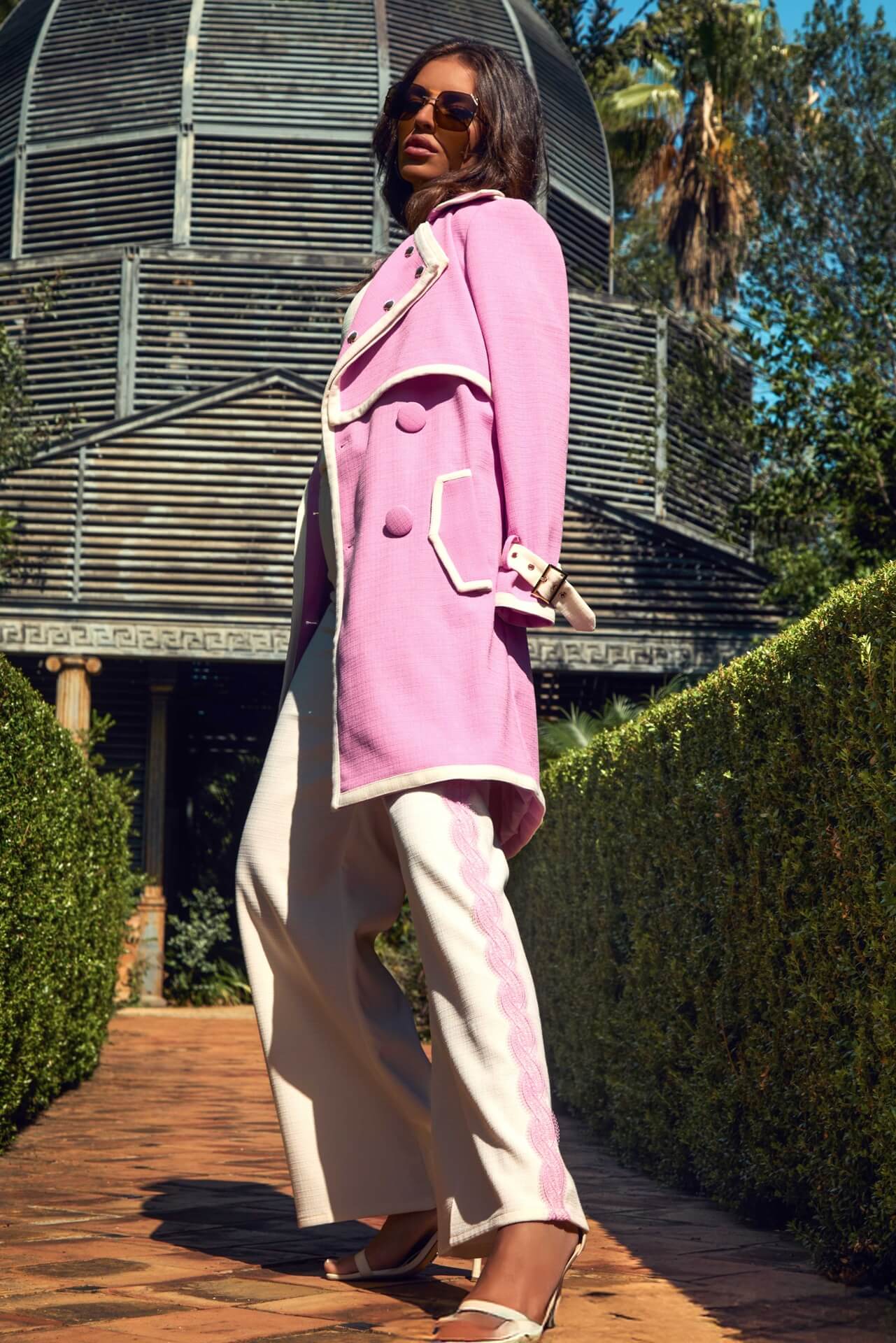 Abrigo Garza Camaleónica By Capriche Madreselva Moda