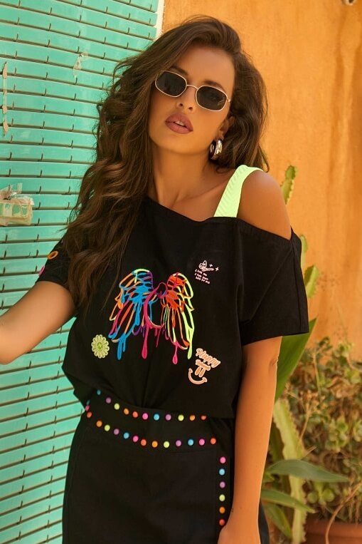 Camiseta Tarabilla Camaleónica By Capriche Madreselva Moda