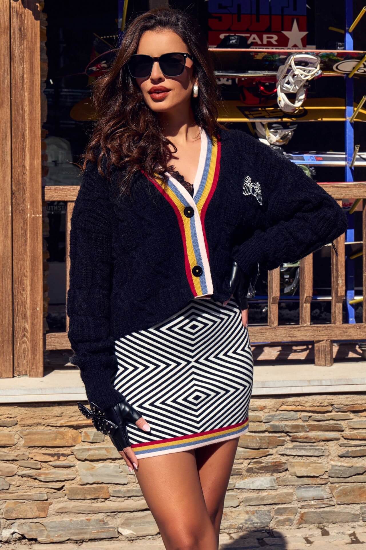 Cardigan Kaelen Camaleónica By Capriche Madreselva Moda